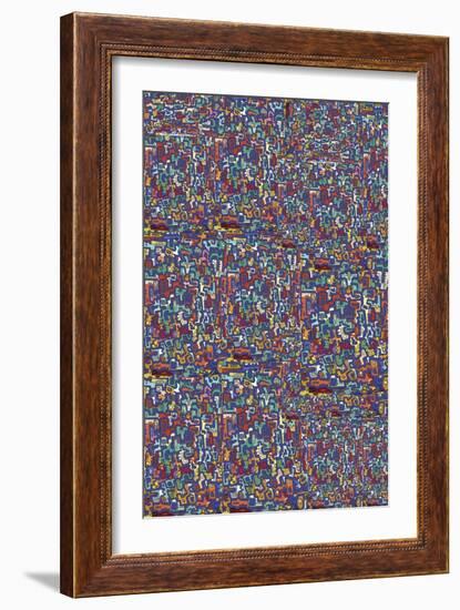 Abstract 3815-Miguel Balb?s-Framed Giclee Print