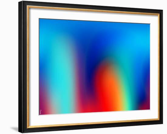 Abstract 40-Shiroki Kimaneka-Framed Giclee Print