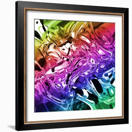 Abstract 55-Shiroki Kimaneka-Framed Giclee Print