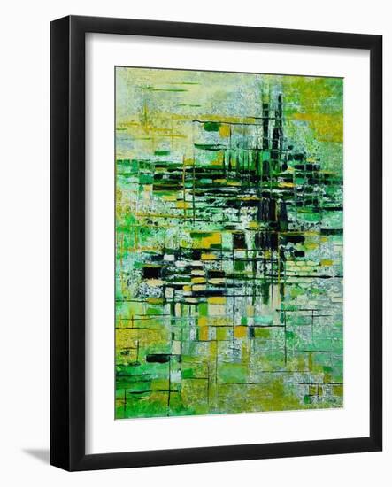 Abstract 5-Pol Ledent-Framed Art Print