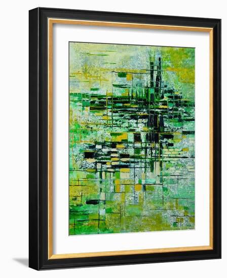 Abstract 5-Pol Ledent-Framed Art Print