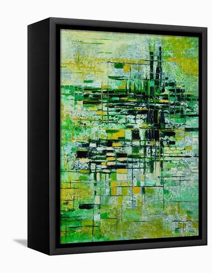 Abstract 5-Pol Ledent-Framed Stretched Canvas