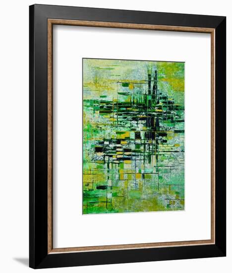 Abstract 5-Pol Ledent-Framed Art Print