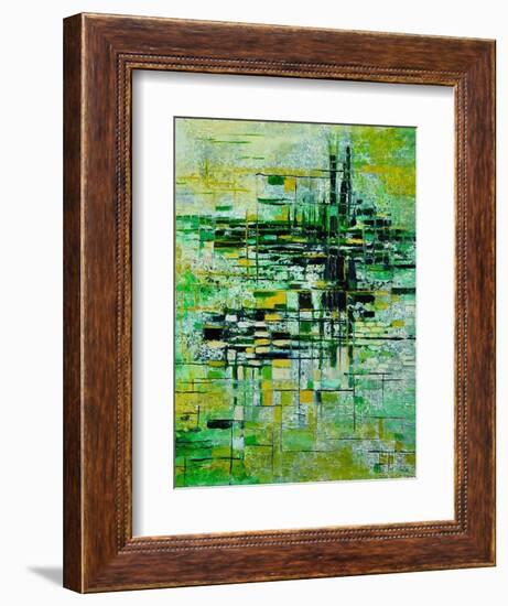 Abstract 5-Pol Ledent-Framed Art Print