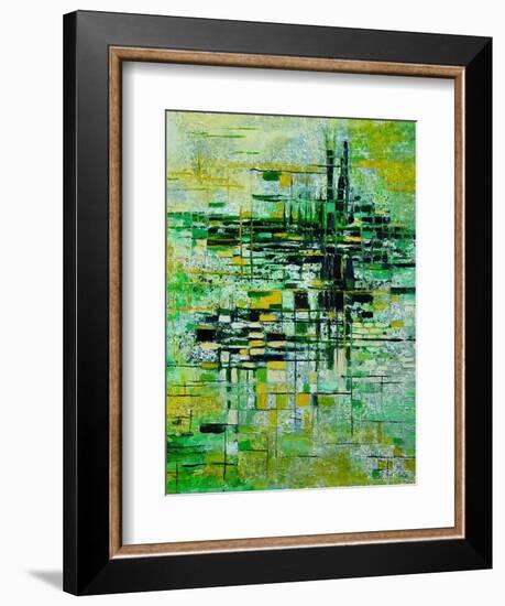 Abstract 5-Pol Ledent-Framed Art Print