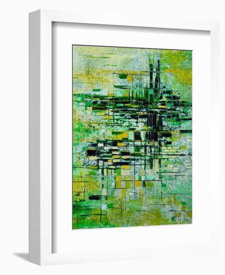 Abstract 5-Pol Ledent-Framed Art Print