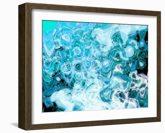 Abstract 6-Shiroki Kimaneka-Framed Giclee Print