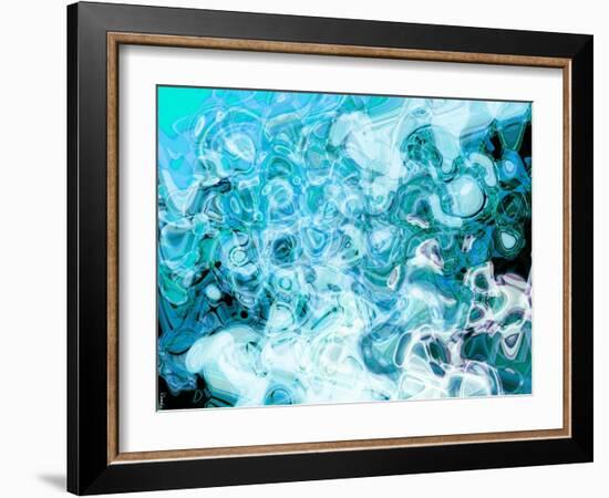 Abstract 6-Shiroki Kimaneka-Framed Giclee Print