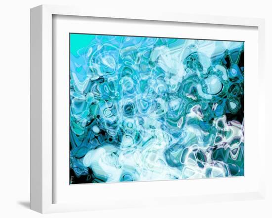 Abstract 6-Shiroki Kimaneka-Framed Giclee Print