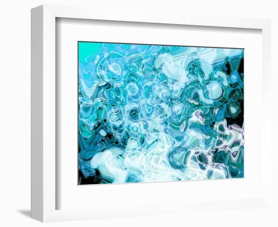 Abstract 6-Shiroki Kimaneka-Framed Giclee Print