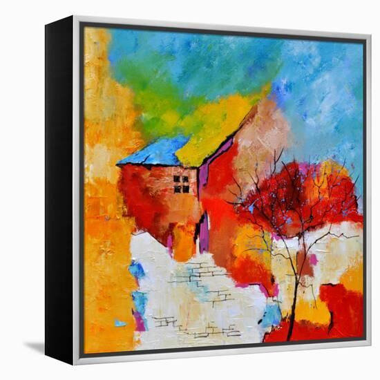 Abstract 7741302-Pol Ledent-Framed Stretched Canvas