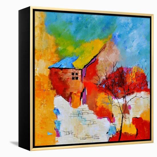 Abstract 7741302-Pol Ledent-Framed Stretched Canvas