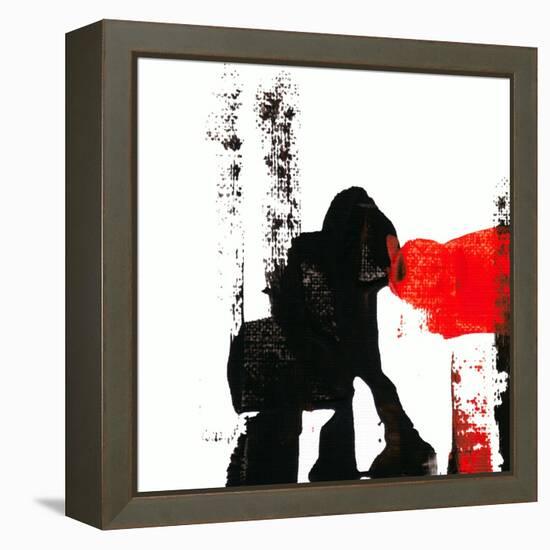 Abstract Acrylic Painting, Palette Knife Texture-Andriy Zholudyev-Framed Stretched Canvas