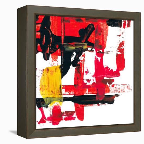 Abstract Acrylic Painting, Palette Knife Texture-Andriy Zholudyev-Framed Stretched Canvas