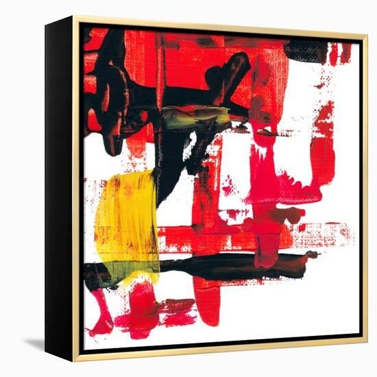 Abstract Acrylic Painting, Palette Knife Texture-Andriy Zholudyev-Framed Stretched Canvas