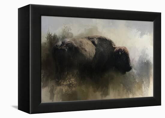 Abstract American Bison-Jai Johnson-Framed Premier Image Canvas