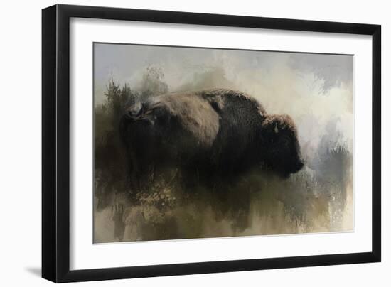 Abstract American Bison-Jai Johnson-Framed Premium Giclee Print