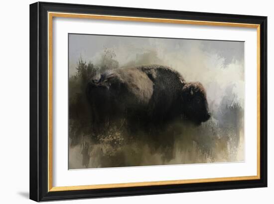 Abstract American Bison-Jai Johnson-Framed Premium Giclee Print
