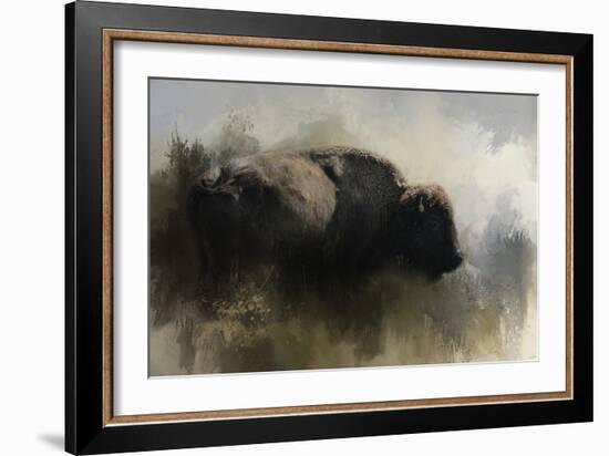 Abstract American Bison-Jai Johnson-Framed Giclee Print