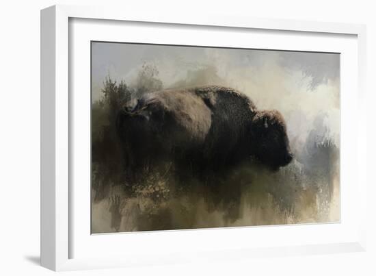 Abstract American Bison-Jai Johnson-Framed Giclee Print