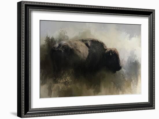 Abstract American Bison-Jai Johnson-Framed Giclee Print