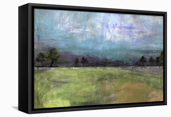 Abstract Aqua Sky Landscape-Jean Plout-Framed Premier Image Canvas