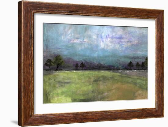 Abstract Aqua Sky Landscape-Jean Plout-Framed Giclee Print