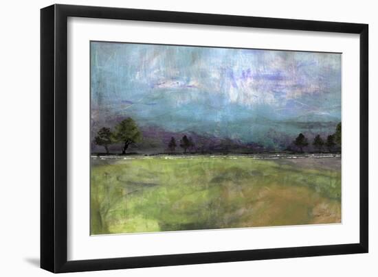 Abstract Aqua Sky Landscape-Jean Plout-Framed Giclee Print