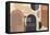 Abstract Arches Charcoal Terracotta 2-Urban Epiphany-Framed Stretched Canvas