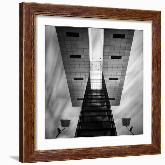 Abstract Architecture, Kranhaus, Germany-Steve Simon-Framed Photographic Print