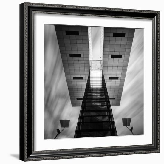 Abstract Architecture, Kranhaus, Germany-Steve Simon-Framed Photographic Print