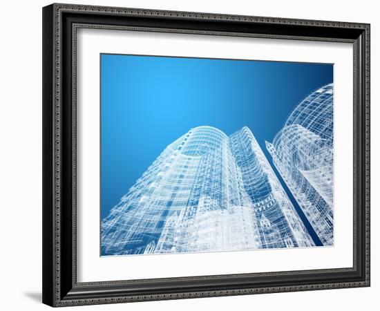 Abstract Architecture-ArchMan-Framed Art Print