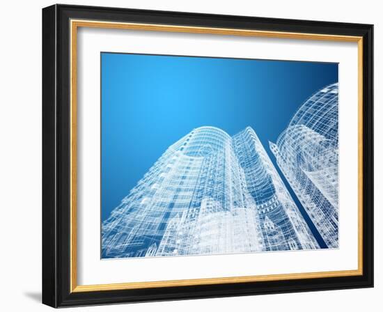 Abstract Architecture-ArchMan-Framed Art Print