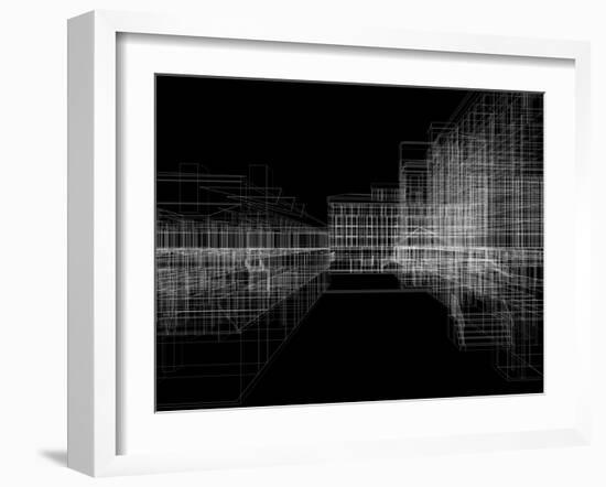 Abstract Archticture-cherezoff-Framed Art Print