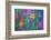 Abstract Art Background. Hand-Painted.-Thirteen-Framed Photographic Print