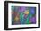 Abstract Art Background. Hand-Painted.-Thirteen-Framed Photographic Print