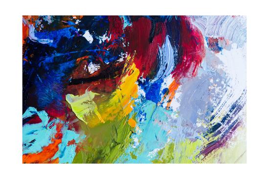 Abstract Art Background Multicolored Bright Texture Contemporary