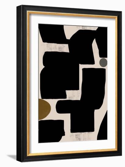 Abstract Art No1.-THE MIUUS STUDIO-Framed Giclee Print