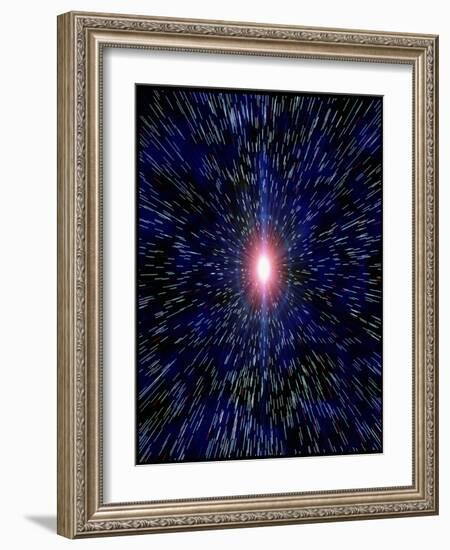 Abstract Artwork Depicting the Big Bang Explosion-Roger Harris-Framed Photographic Print