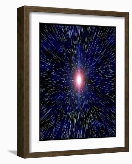 Abstract Artwork Depicting the Big Bang Explosion-Roger Harris-Framed Photographic Print