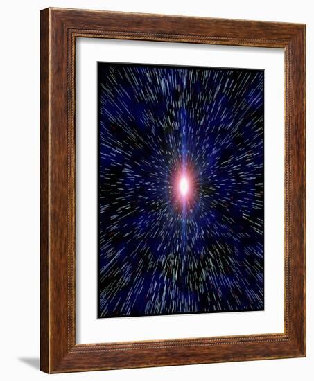 Abstract Artwork Depicting the Big Bang Explosion-Roger Harris-Framed Photographic Print