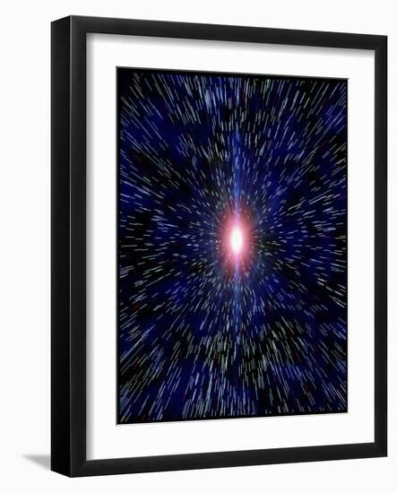 Abstract Artwork Depicting the Big Bang Explosion-Roger Harris-Framed Photographic Print