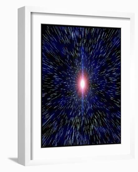 Abstract Artwork Depicting the Big Bang Explosion-Roger Harris-Framed Photographic Print