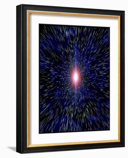 Abstract Artwork Depicting the Big Bang Explosion-Roger Harris-Framed Photographic Print
