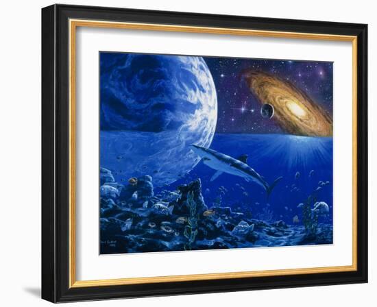 Abstract Artwork of the Evolution of Life-Chris Butler-Framed Photographic Print