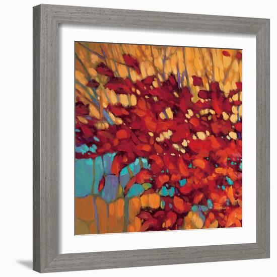 Abstract Autumn 1-J Charles-Framed Art Print