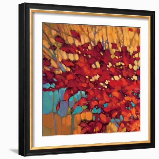 Abstract Autumn 1-J Charles-Framed Art Print