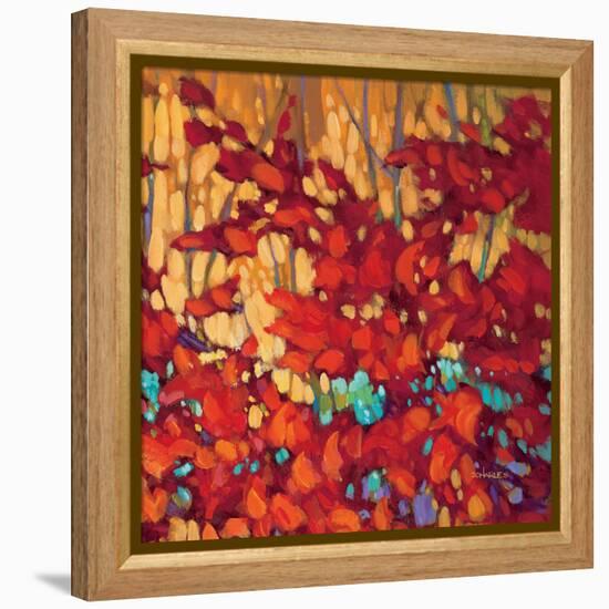 Abstract Autumn 2-J Charles-Framed Stretched Canvas