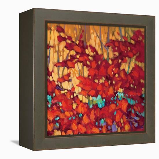 Abstract Autumn 2-J Charles-Framed Stretched Canvas