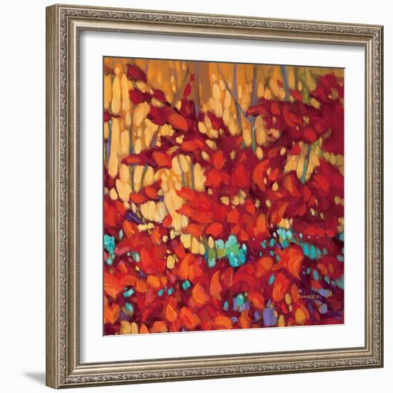 Abstract Autumn 2-J Charles-Framed Art Print